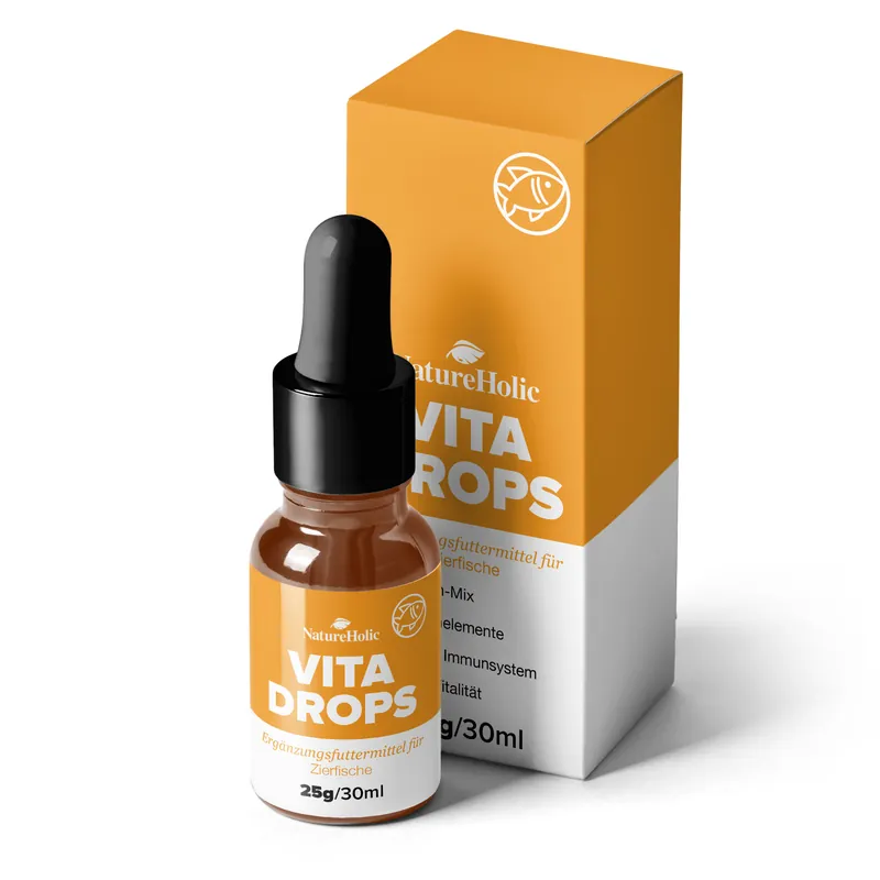 NatureHolic Vita Drops Fish, Fischfutter Zusatz für mehr Vitalität, 30 ml Sale